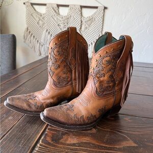 Corral Tan Leather Western Boots